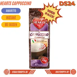HEARTS Cappuccino - 10 Stück Vorteilspack / Cappuccino Amaretto
