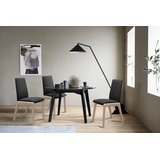 Stressless® Polsterstuhl Laurel, Low Back, Größe M, mit abgerundeten Beinen in Walnuss schwarz