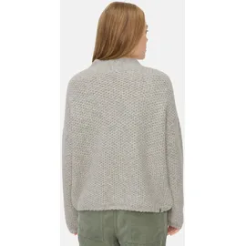 CAMEL ACTIVE Strickpullover mit Stehkragen Grau S