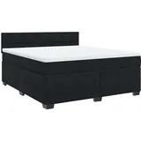 vidaXL Boxspringbett 180 x 200 cm Schwarz