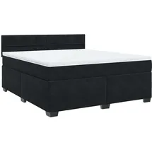 vidaXL Boxspringbett 180 x 200 cm Schwarz