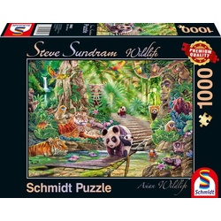 Schmidt Spiele - Asiatische Tierwelt, 1000 Teile