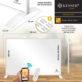 Kesser Infrarotheizung 540 W Weiß