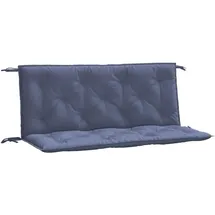 vidaXL Bankauflage 120 x 50 x 7 cm blau 2 St.