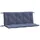 vidaXL Bankauflage 120 x 50 x 7 cm blau 2 St.