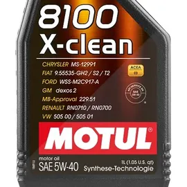 Motul 8100 X-CLEAN 109227 5W-40 1 l
