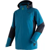 Maier Sports 3-in-1-Funktionsjacke MAIER SPORTS "Ribut M", Herren, Gr. 25, blau (nachtblau), Außenjacke: 100% Polyester / Innenjacke: 100% Polyamid, Jacken, funktionale Doppel-Jacke für Wanderungen und Ausflüge