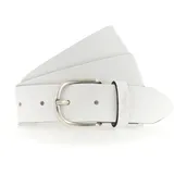 Mustang Damengürtel Leder 3,5 cm weiß 105