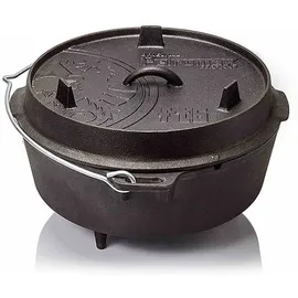 Petromax Feuertopf Dutch Oven Set Pflegepaste Deckelheber FT9 mit Füßen
