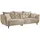 JOB Bigsofa Spa Stoff 2-Sitzer Beige
