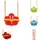 pilsan Babyschaukel 2 in 1 mit Kletterseil Rot