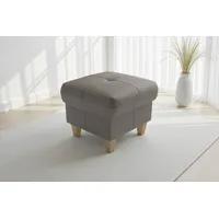 Polsterhocker SIT & MORE "Pamela, Leder, B: 58 cm", braun (delphine), B:58cm H:48cm T:58cm, Hocker, Polsterhocker, mit praktischen Stauraum, hochwertige Qualität, verschiedene Farben