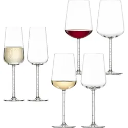 Zwiesel Glas JOURNEY Bordeaux, Weißwein & Champagner Gläserset 6-tlg.