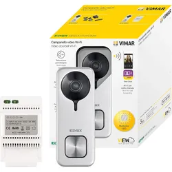VIMAR K40965 Wand-Türklingel-Set, Grau, nur Bewegung