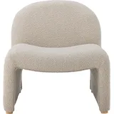 Bloomingville DAHEIM Loungesessel Neel Polyester Cremeweiß