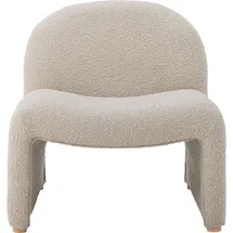 Bloomingville DAHEIM Loungesessel Neel Polyester Cremeweiß