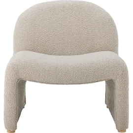 Bloomingville DAHEIM Loungesessel Neel Polyester Cremeweiß