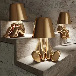 Lamon Nachttischlampe Gold