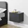[en.casa] Wandregal Ampfing 40 x 30 x 29 cm Dunkelgrau