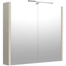 WELLTIME Badezimmerspiegelschrank »Joy«, Breite 78 cm, mit 2 Türen, mit LED, IP 44
