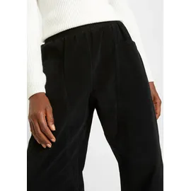 bonprix Baumwoll-Mix-Hose, schwarz, 48