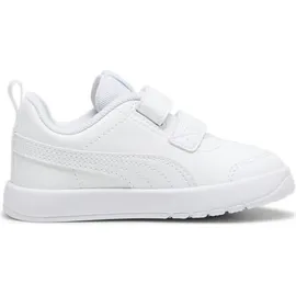 Puma Courtflex V3 Kinder Weiß/Silber 20