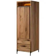 MASSIVMOEBEL24.DE Wild-/Zerreiche Garderobenschrank 62x67x195 beige