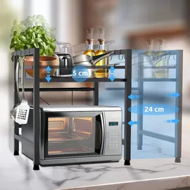 CLP Küchenregal Marana 40,5 x 48 x 36 cm Schwarz