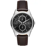 Herrenuhr ARMANI EXCHANGE DANTE AX1868 Multifunktion Leder Braun Schwarz