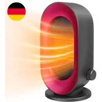 Vtizikl Tragbare Heizung mit Thermostat, 2 Temperatureinstellungen, geeignet für