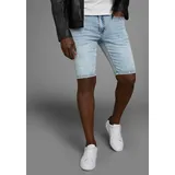 Bruno Banani Jeansshorts »Hutch-Shorts« gerade geschnittene kurze Beine, niedrige Leibhöhe Gr. 40 Länge 32, atlantic blu, , 10178258-40 Länge 32