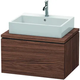 Duravit L-Cube 72x54,7cm, Nussb dkl., f Kons, 1 Auszug