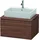 Duravit L-Cube 72x54,7cm, Nussb dkl., f Kons, 1 Auszug