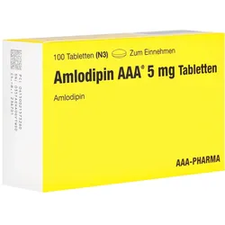 Amlodipin AAA 5 mg Tabletten 100 St