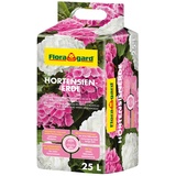 Floragard Hortensienerde rosa/weiß 25 L - zum Pflanzen und Umtopfen - für Beet- und Kübelbepflanzung - für rosa/weiß Hortensien - mit Tongranula