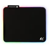NanoRS RS704 Gaming Mauspad mit LED RGB Beleuchtung und rutschfeste Gummiunterseite 30x25cm rutschfest Schreibtischunterlage Mousepad (300x250x4mm)