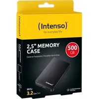 Intenso Memory Case 500GB 1TB 2TB 4TB 5TB Externe Festplatte 2,5" USB 3.0 Mac PC