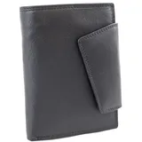 LEAS Damenbörse Hochformat Geldbörse schwarz