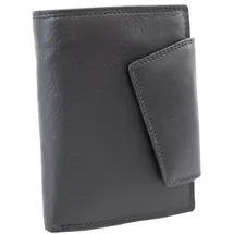 LEAS Damenbörse Hochformat Geldbörse schwarz