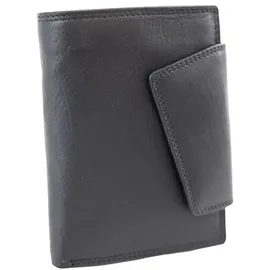 LEAS Damenbörse Hochformat Geldbörse schwarz