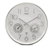 MEBUS 12989 Funkwanduhr mit Thermo-Hygrometer
