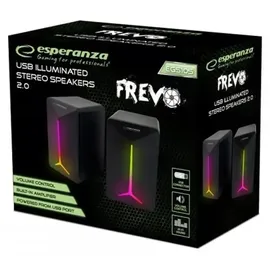 Esperanza Lautsprecher Esperanza Kabelgebunden 5W mit LED-Beleuchtung und USB-Anschluss