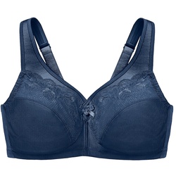 GLAMORISE MagicLift Minimizer-BH - Blau Unterwäsche   Damen 