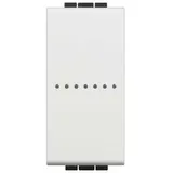 Legrand Vernetzter 3-Leiter Dimmer Bticino N4411C Livinglight Dimmschalter, Weiß