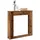 vidaXL Kaminumrandung 100 x 20 x 100 cm Altholz-Optik