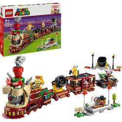 LEGO Super Mario 71437 Der Bowser-Schnellzug Bausatz, Mehrfarbig