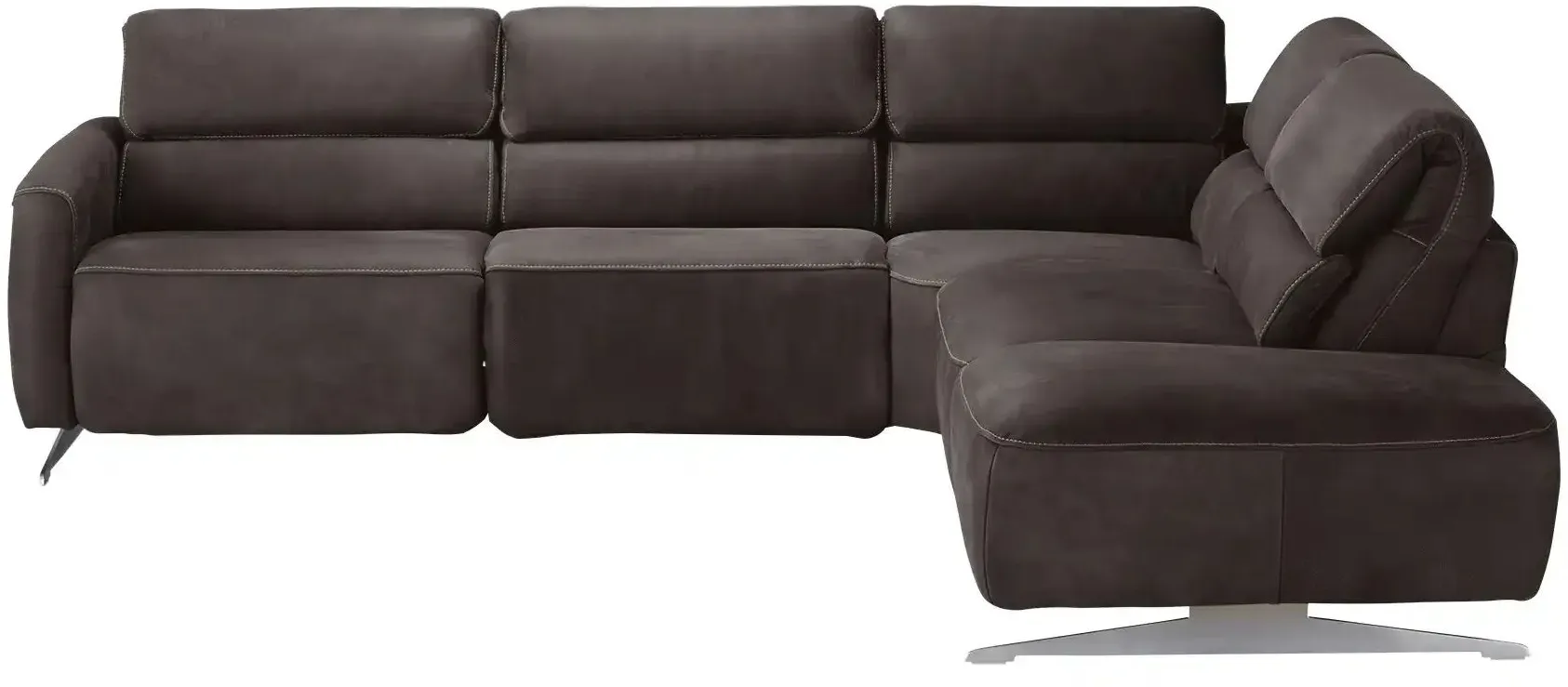 Musterring Ecksofa  MR260 ¦ braun ¦ Maße (cm): B: 281 H: 82 T: 248.0