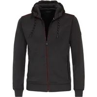 CasaModa Sweatjacke in Schwarzgrau | Gr.: XL