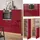 Vicco Küchenzeile R-Line 180 cm Bordeaux Hochglanz