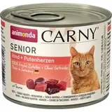 Sparpaket animonda Carny Senior 24 x 200 g - Rind & Putenherzen